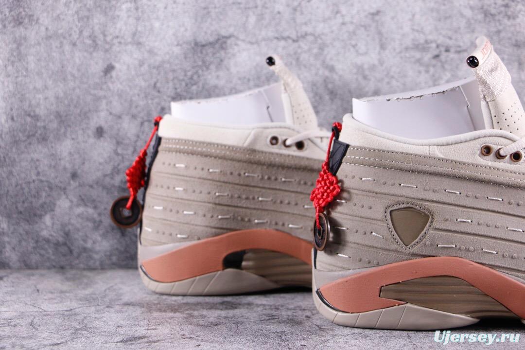 CLOT x Air Jordan 14 Low SP Terracotta