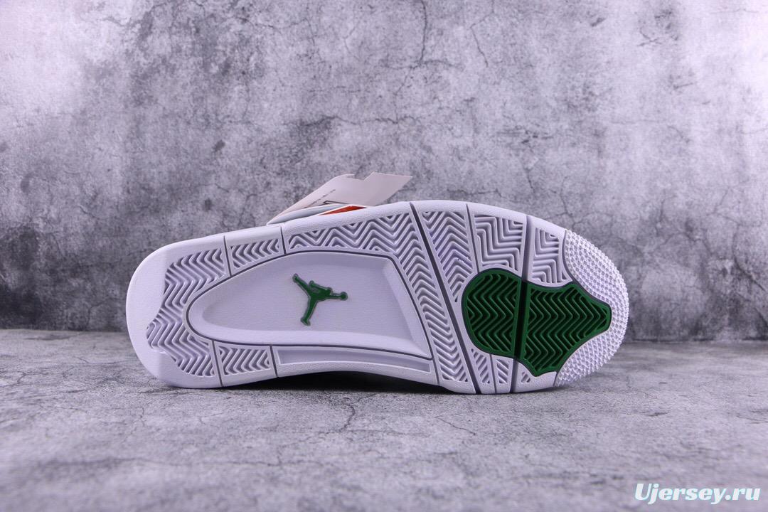 Air Jordan 4 Retro Green Metallic