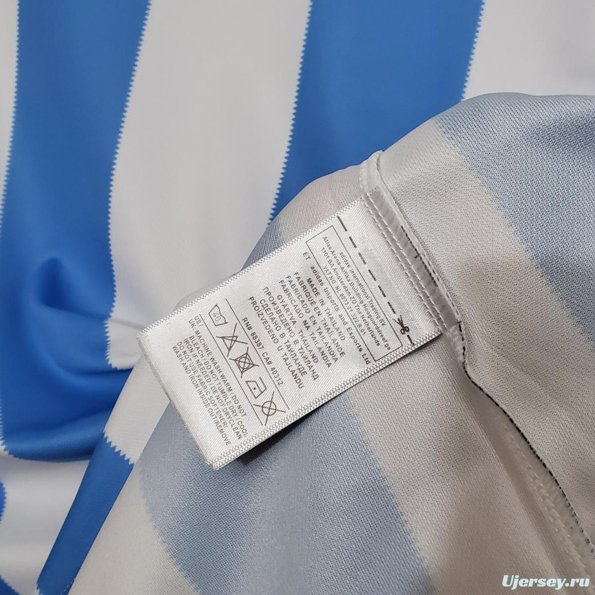 Retro 1986 Argentina home Soccer Jersey