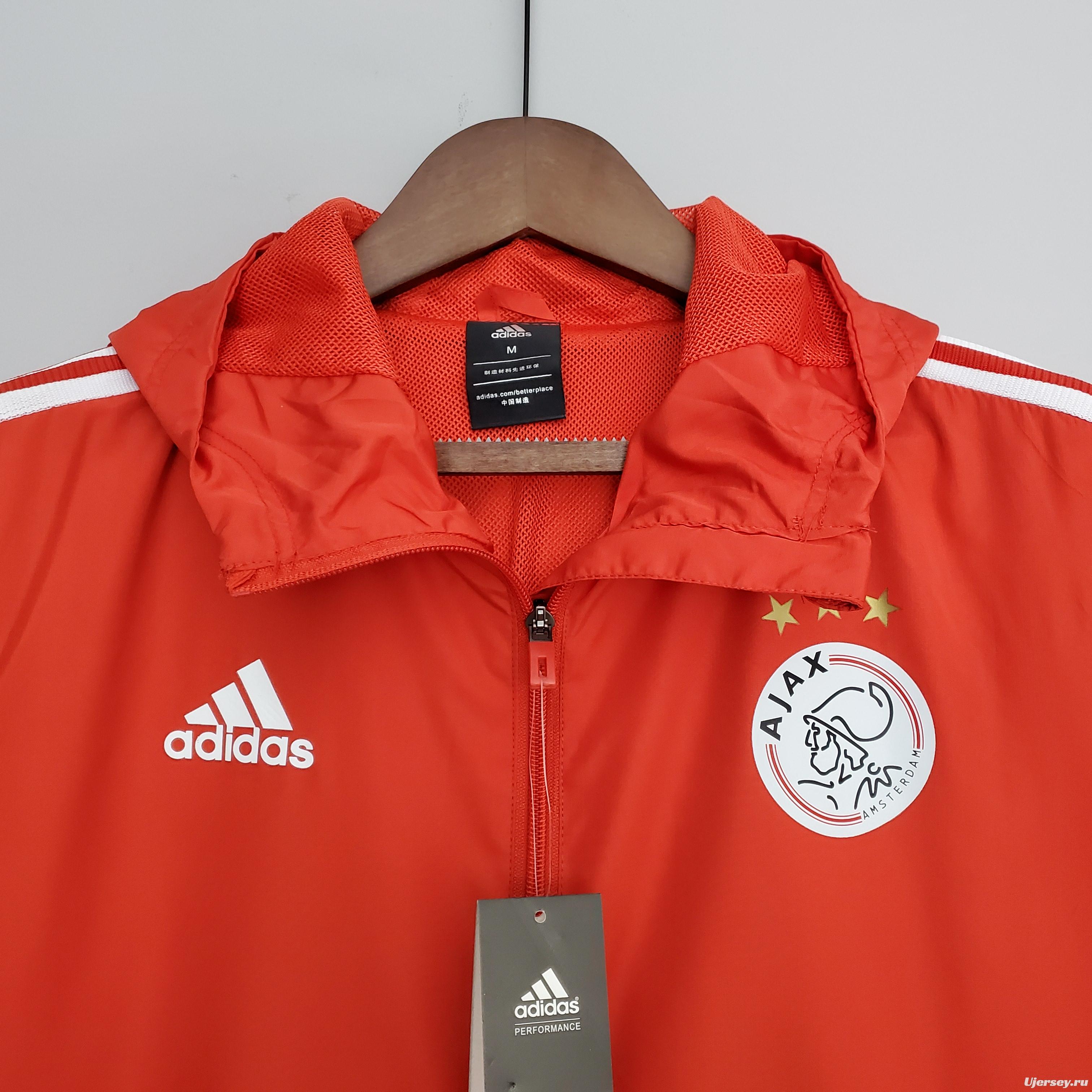 2022 Ajax Windbreaker Red