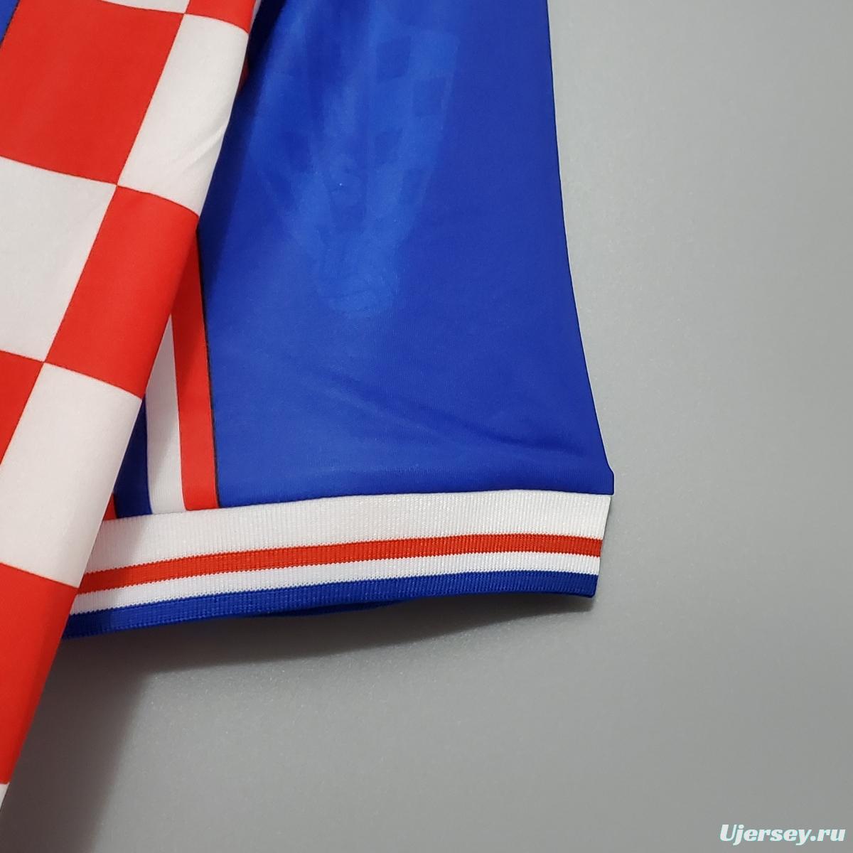 Retro 1998 Croatia home Soccer Jersey