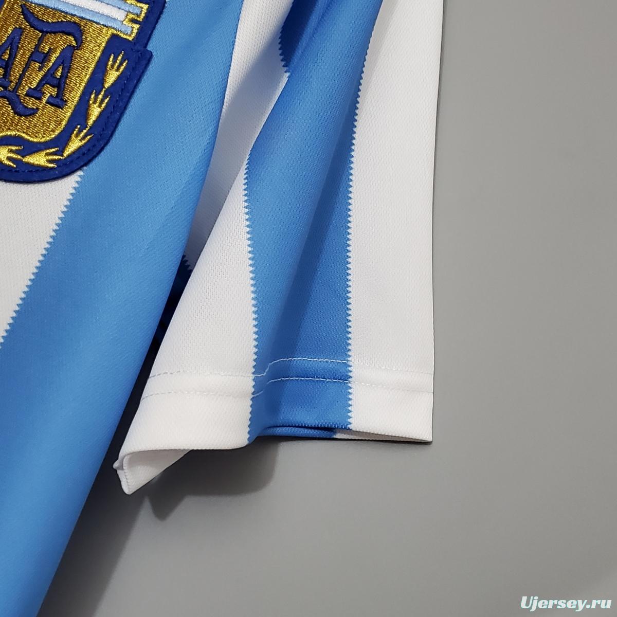 Retro 1986 Argentina home Soccer Jersey