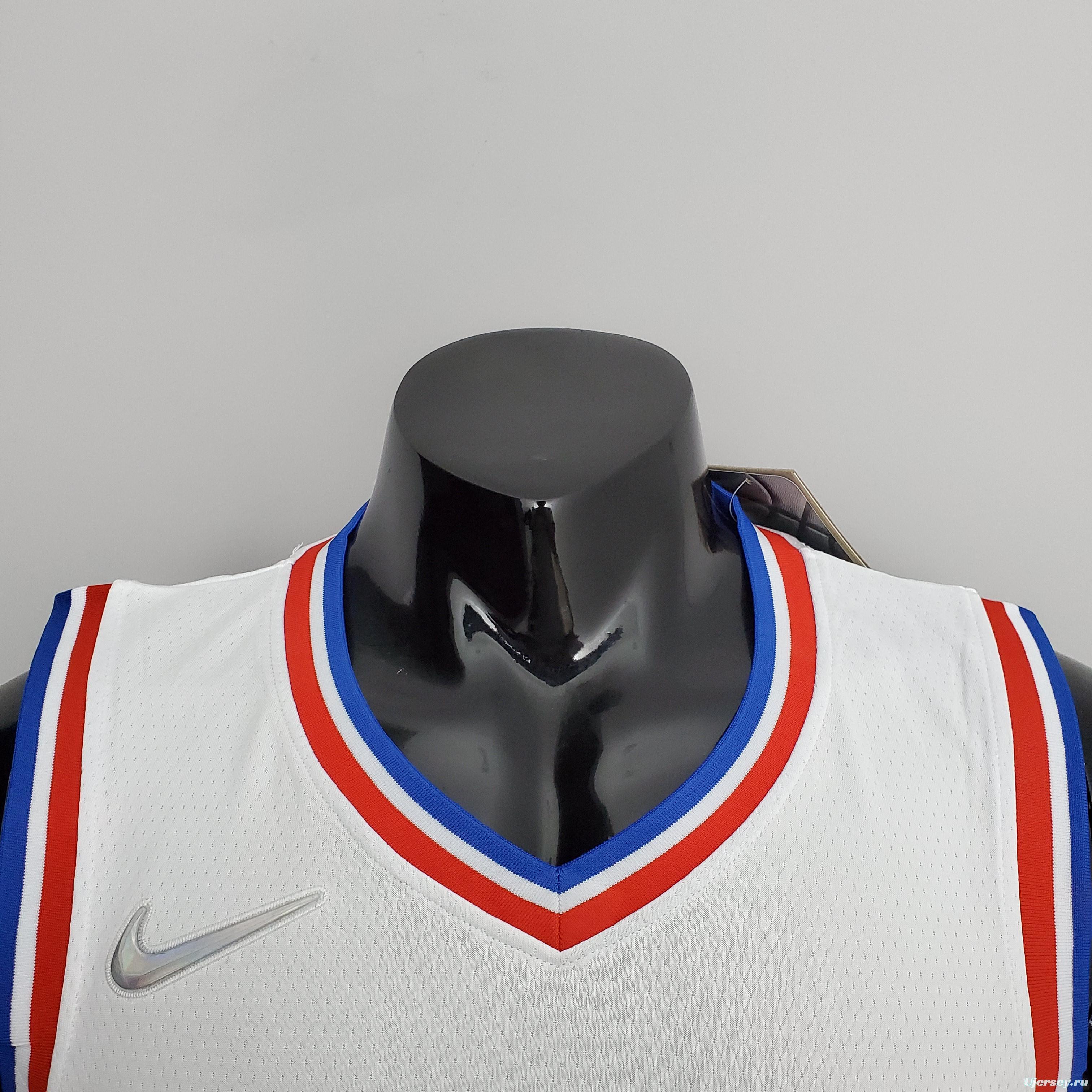 75th Anniversary Philadelphia 76ers SIMMONS#25 White NBA Jersey