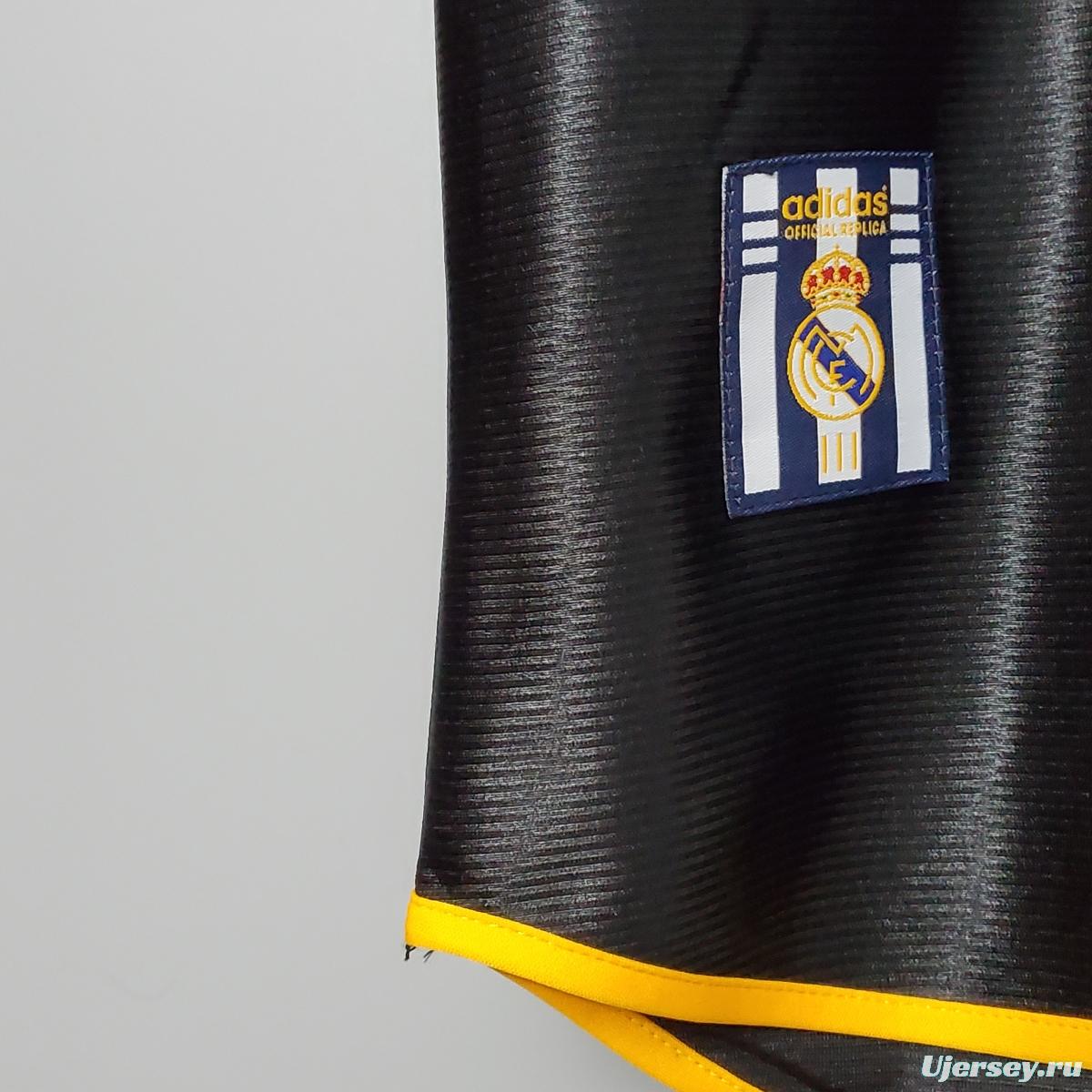 Retro 99/00 Real Madrid Third Black Jersey