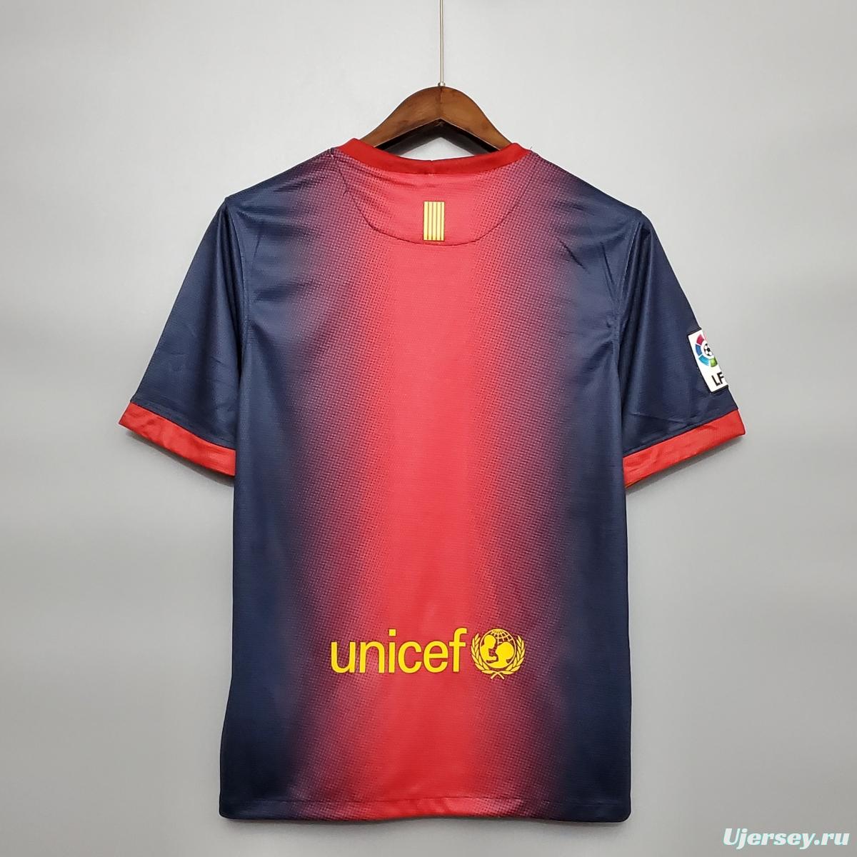 Retro Barcelona 12/13 home Soccer Jersey