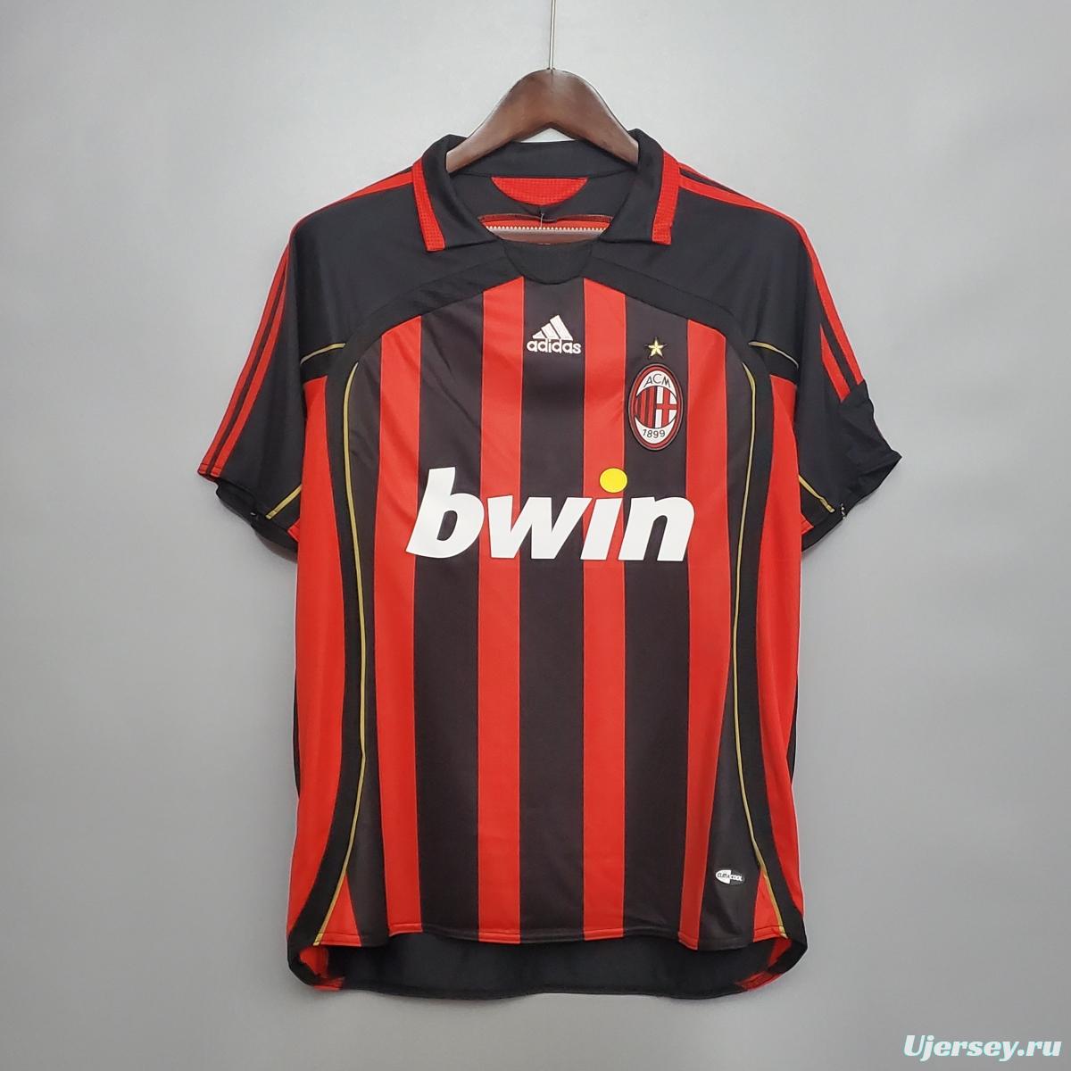 Retro 06/07 AC Milan home Soccer Jersey