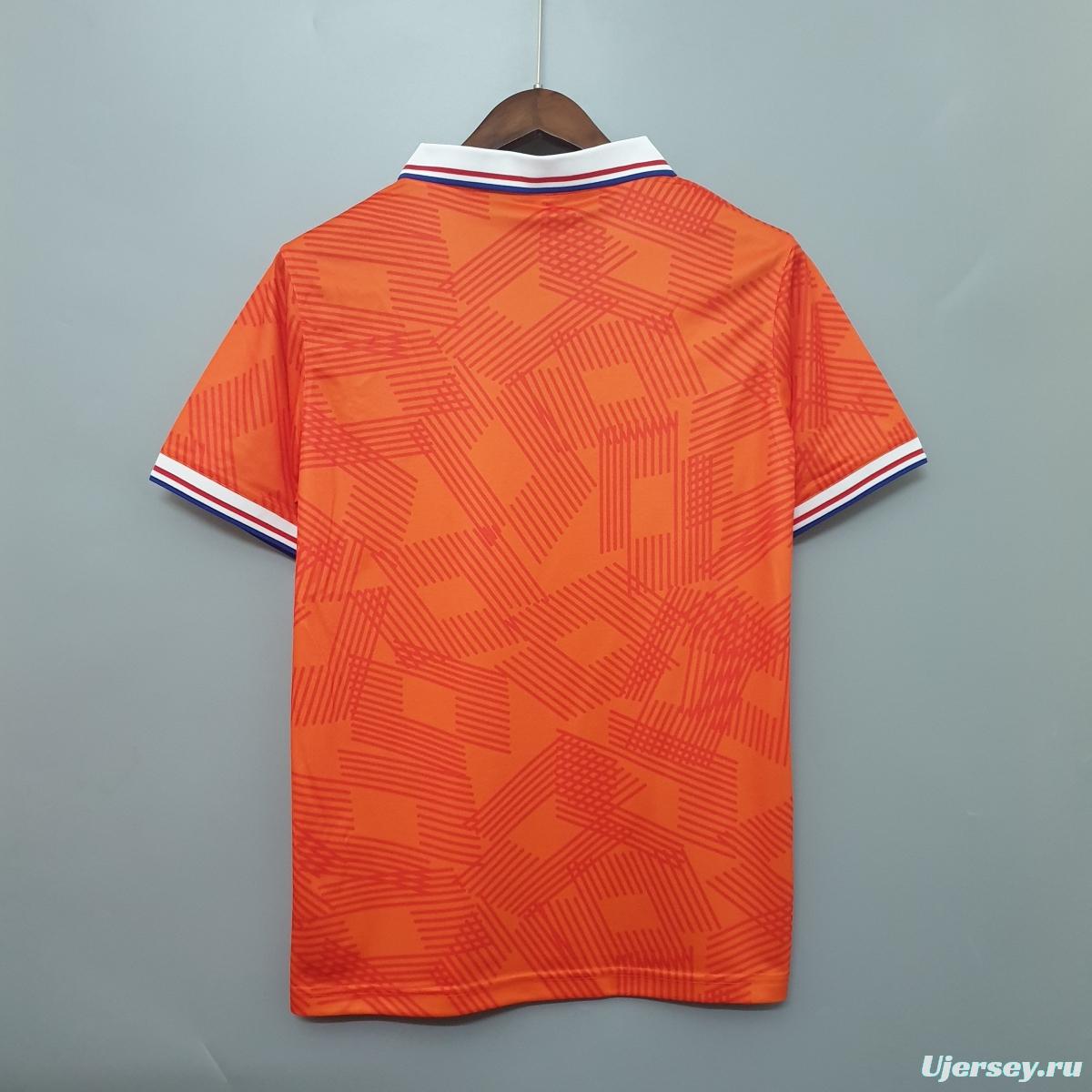 Netherlands 1991 retro shirt home Soccer Jersey