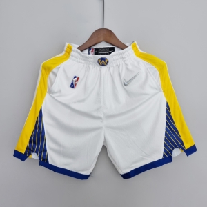 75th Anniversary Golden State Warriors Shorts White NBA Jersey