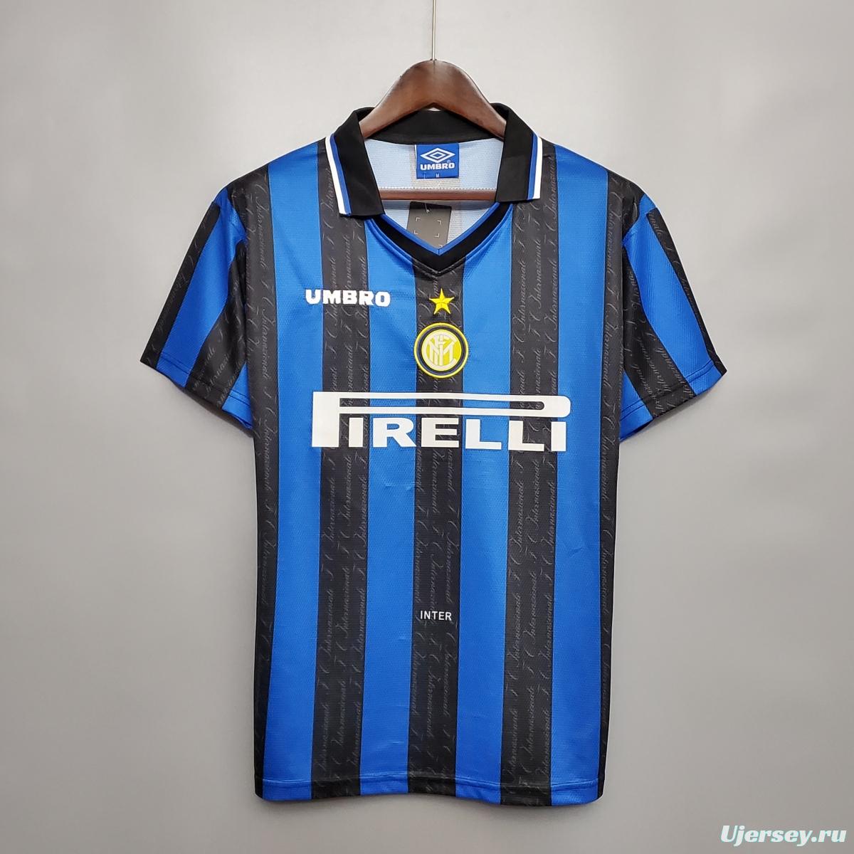 Retro 97/98 Inter Milan home Soccer Jersey