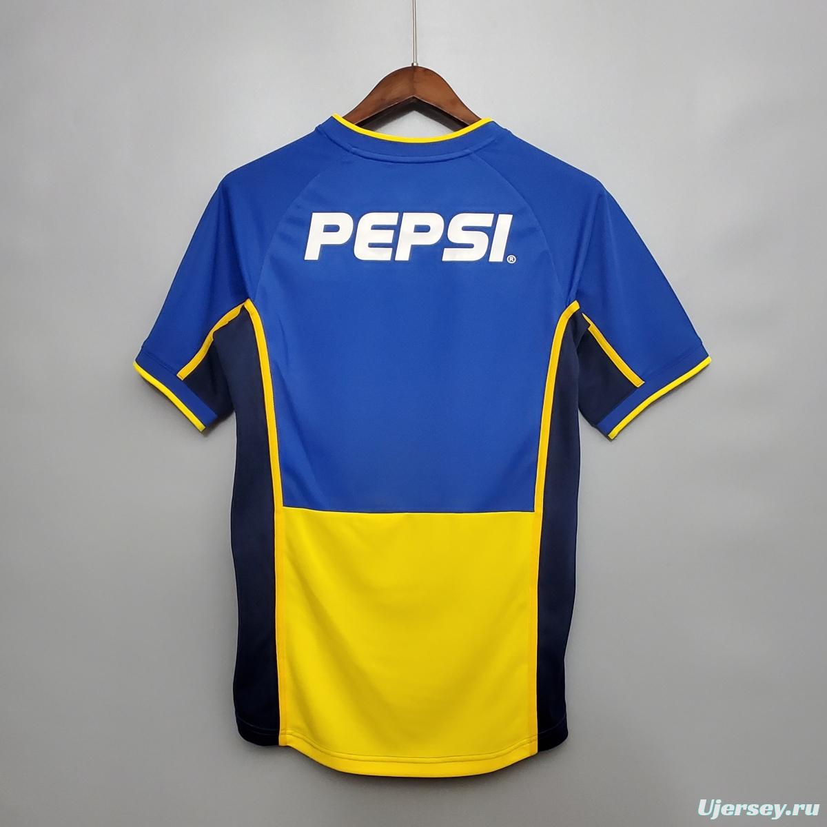 Retro 01/02 Boca Juniors Home Jersey