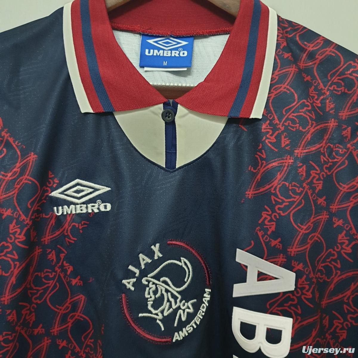 Ajax 1995 retro shirt away Soccer Jersey