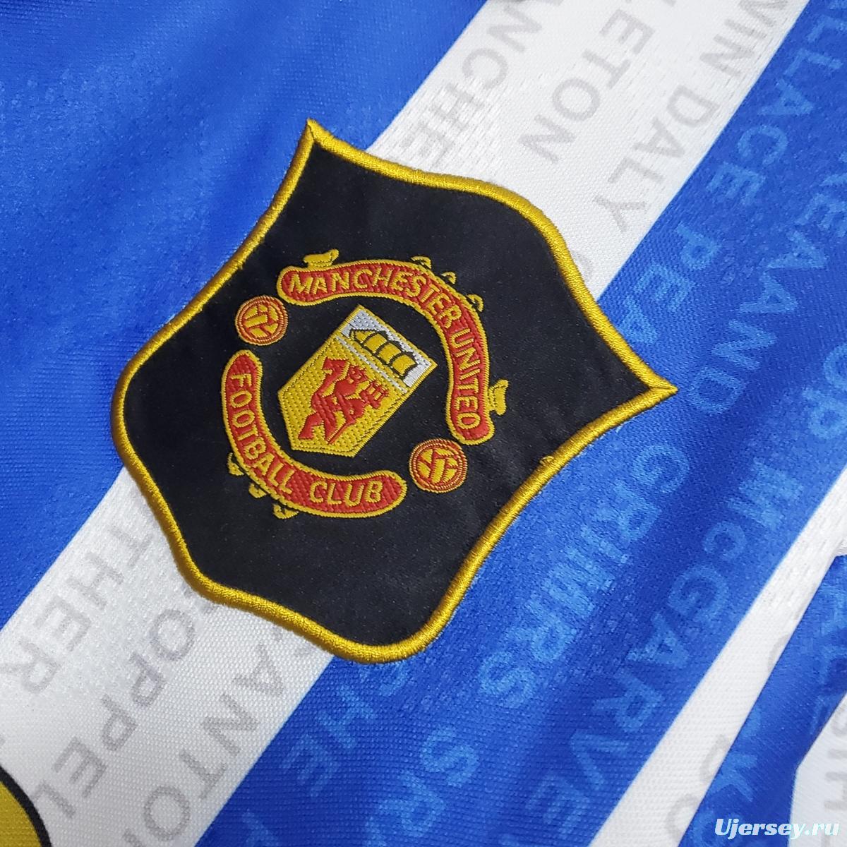 Retro 94/96 Manchester United away Soccer Jersey