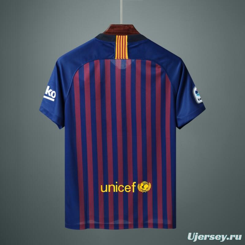 18-19 Barcelona home Soccer Jersey