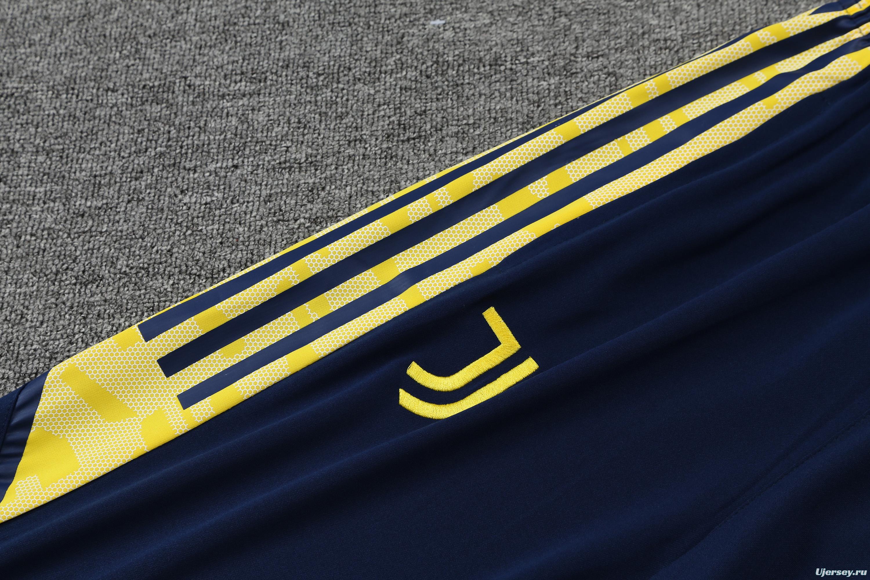 Juventus POLO kit blue and yellow stripes(not supported to be sold separately)