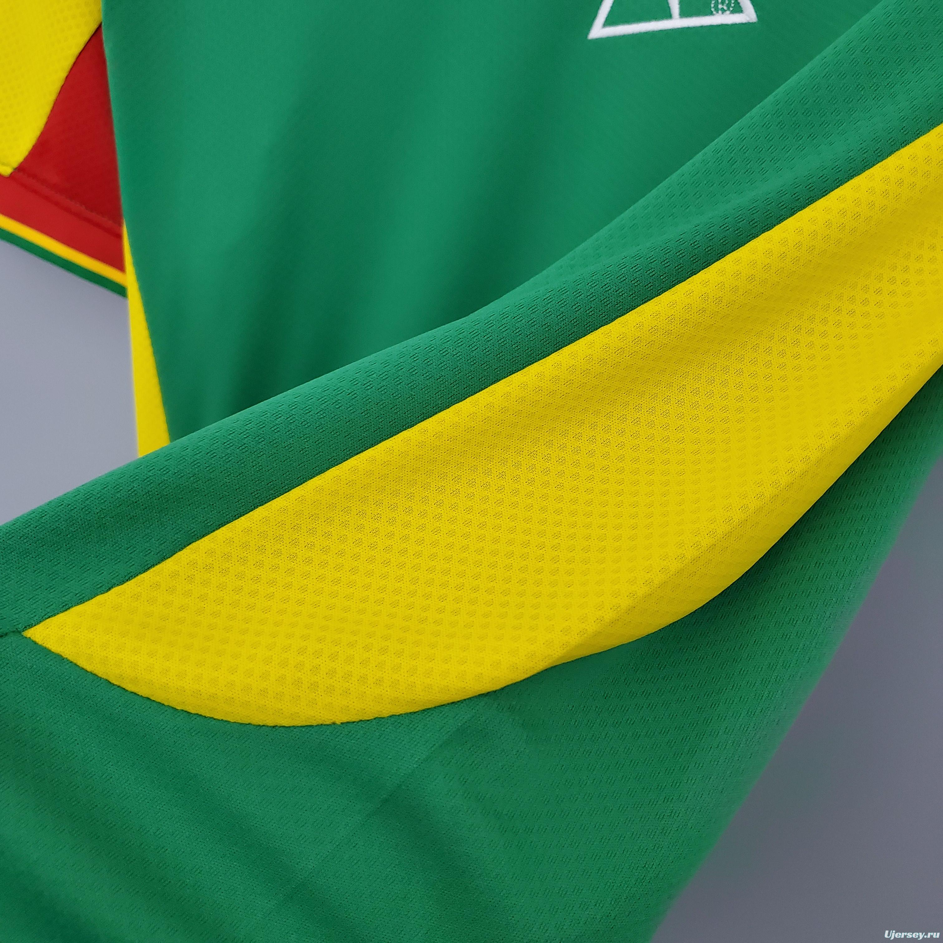 Retro 2002 Senegal green Soccer Jersey