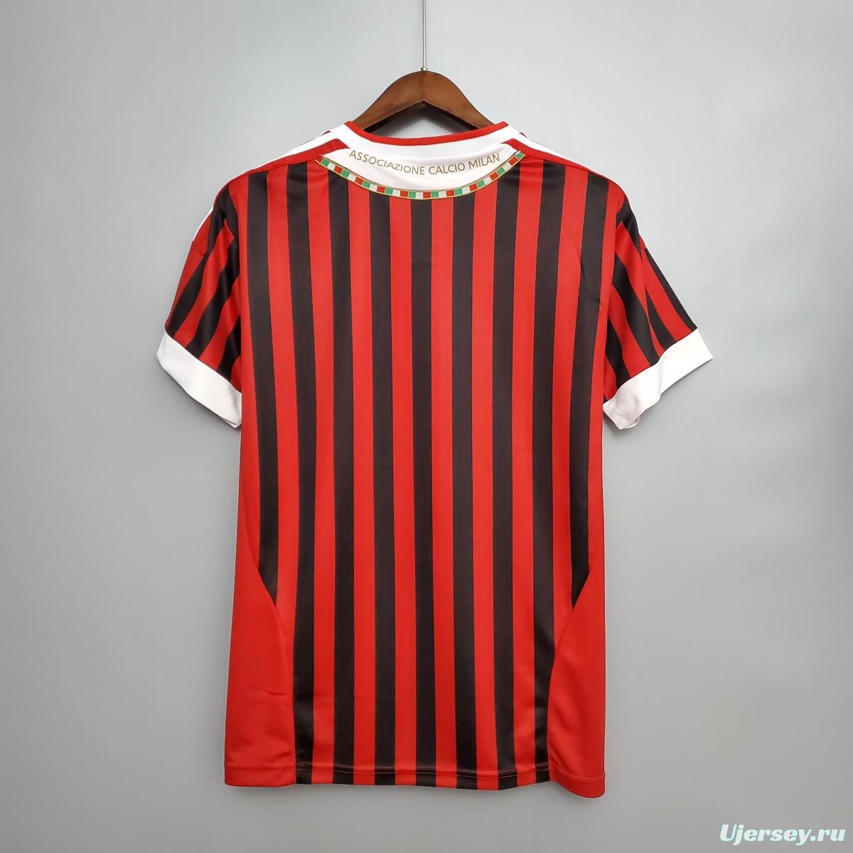 Retro 11/12 AC Milan home Soccer Jersey