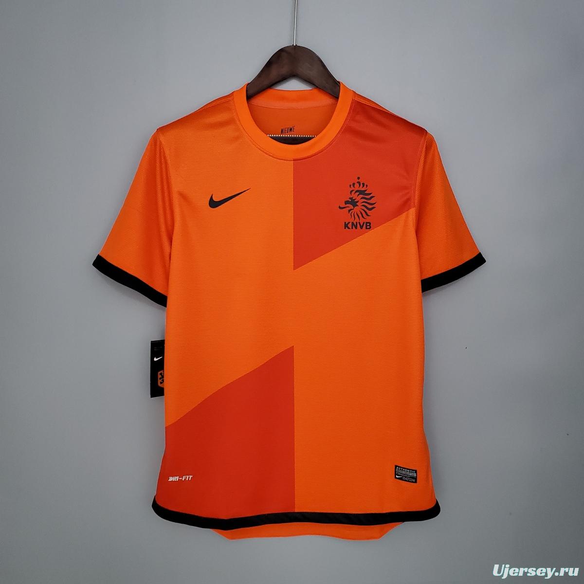 Retro Netherlands 2012 home Soccer Jersey