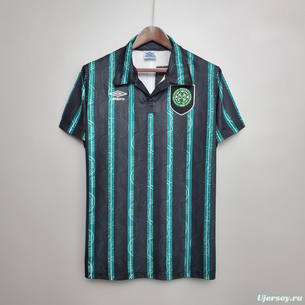 Retro Celtics 92/93 away Soccer Jersey