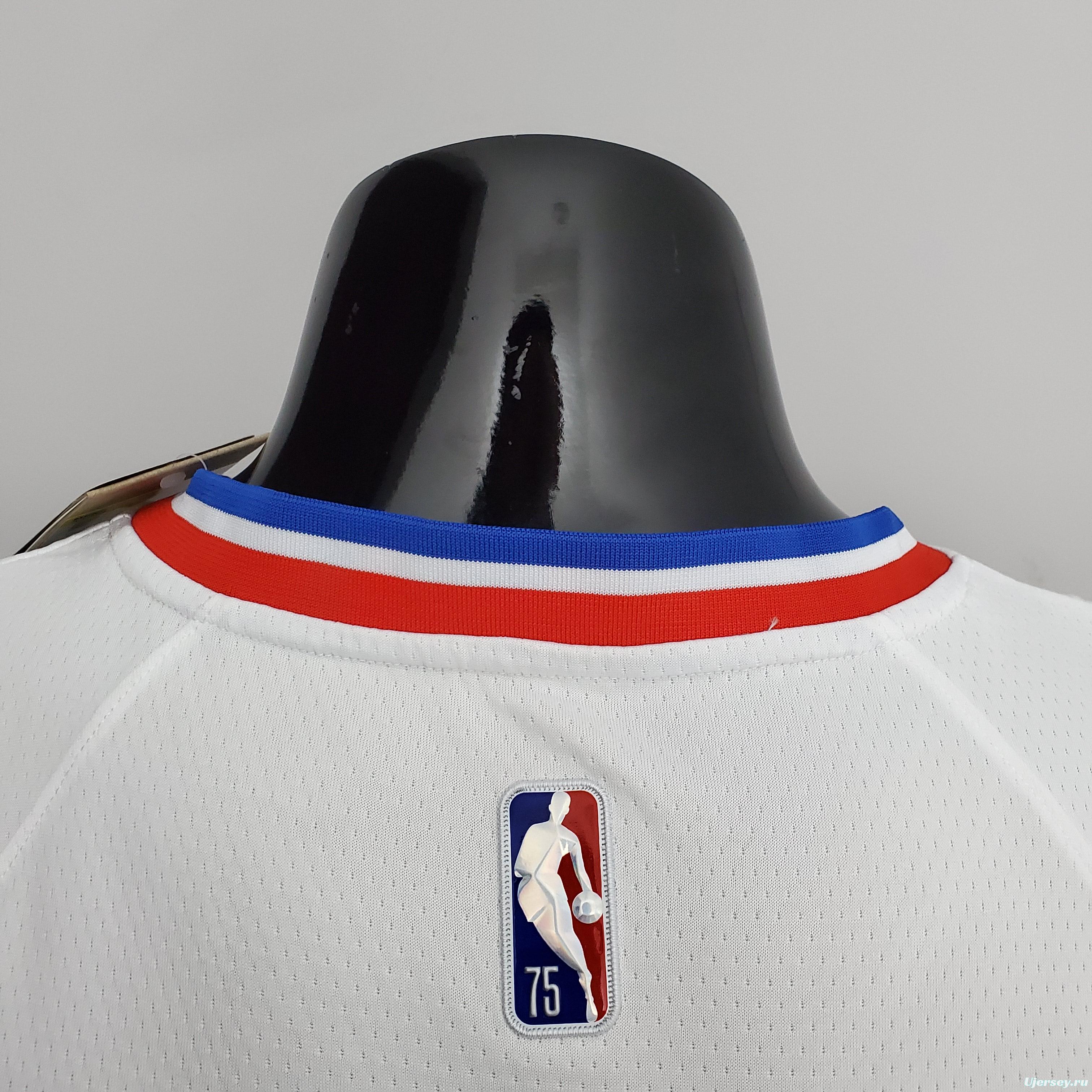 75th Anniversary Philadelphia 76ers HOWARD#39 White NBA Jersey