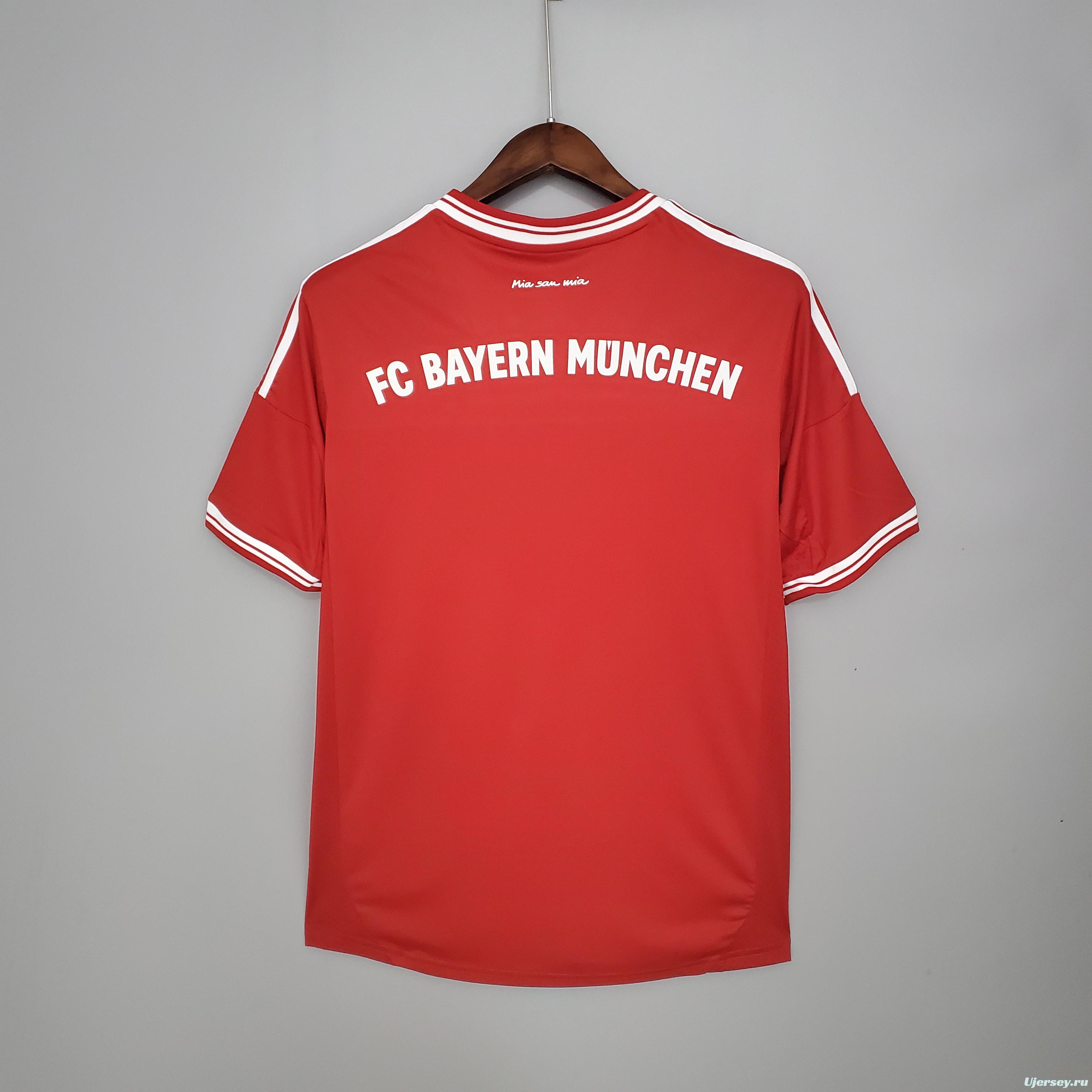 Retro Bayern Munich 12/13 Champions League home Soccer Jersey