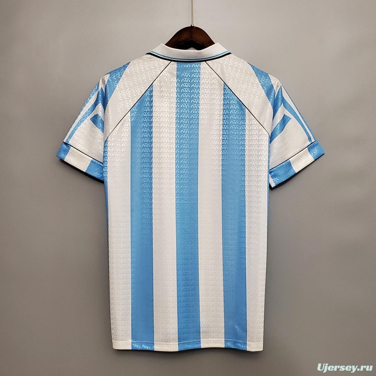 Retro 1996 Argentina Home Jersey