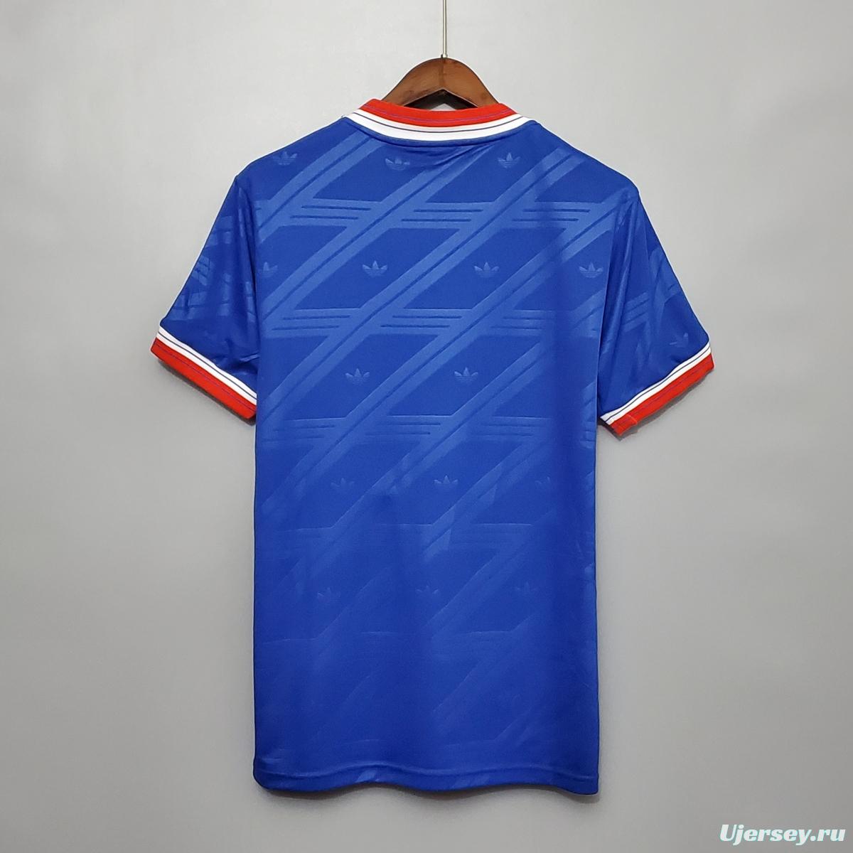 Retro 86/88 Manchester United third away Soccer Jersey