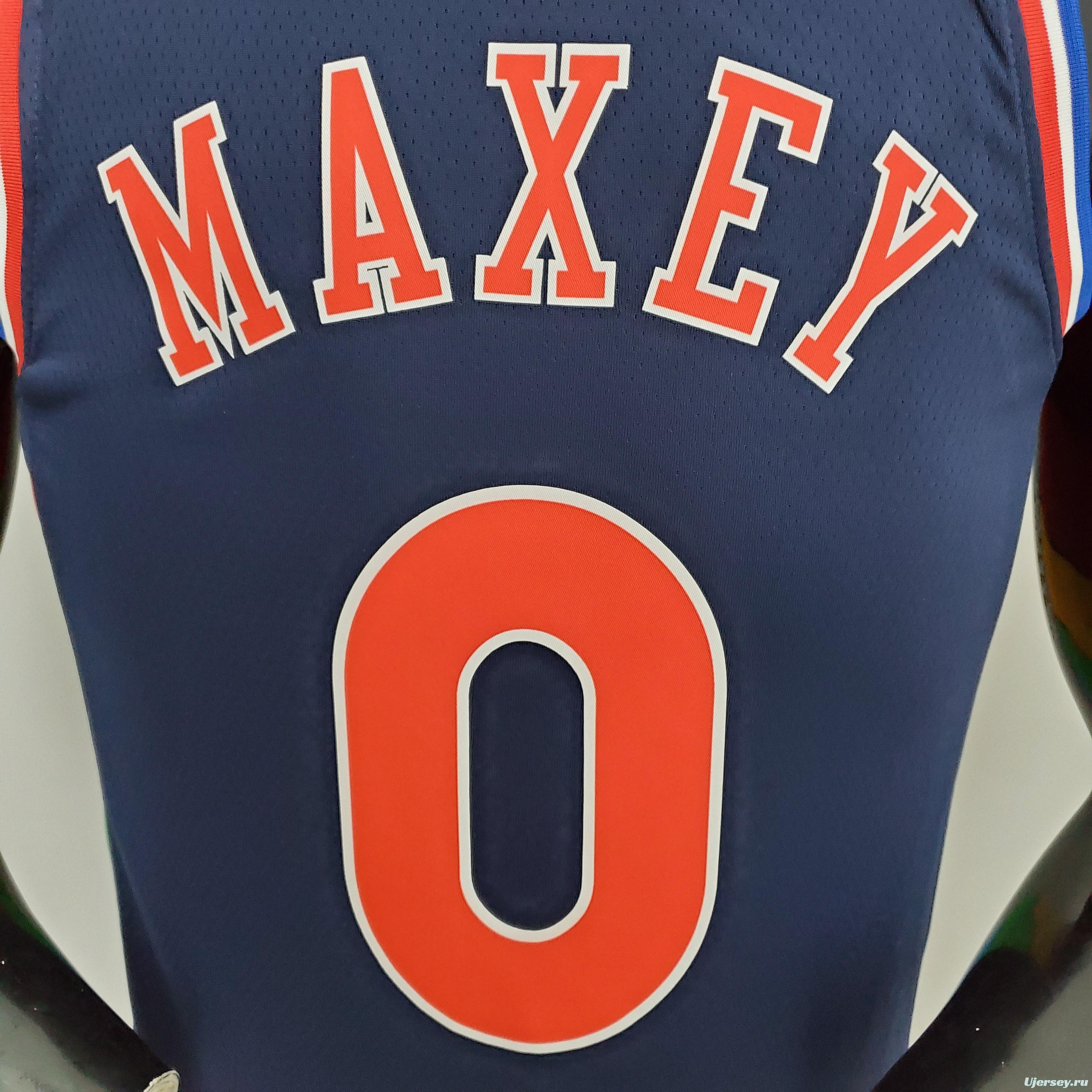 2022 Philadelphia 76ers MAXEY#0 City Edition