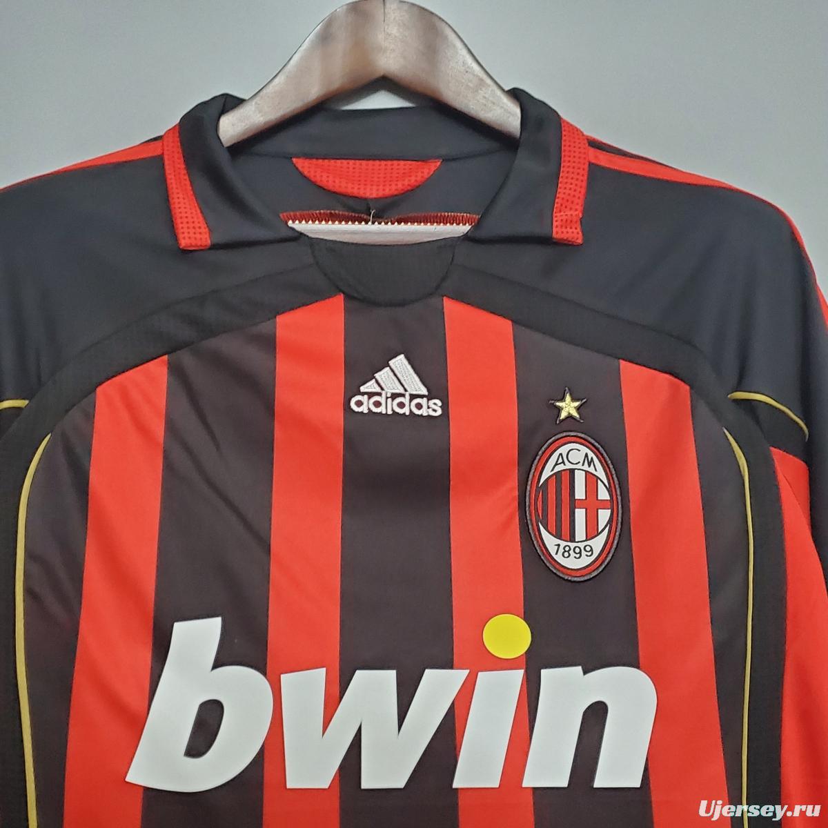 Retro 06/07 AC Milan home Soccer Jersey