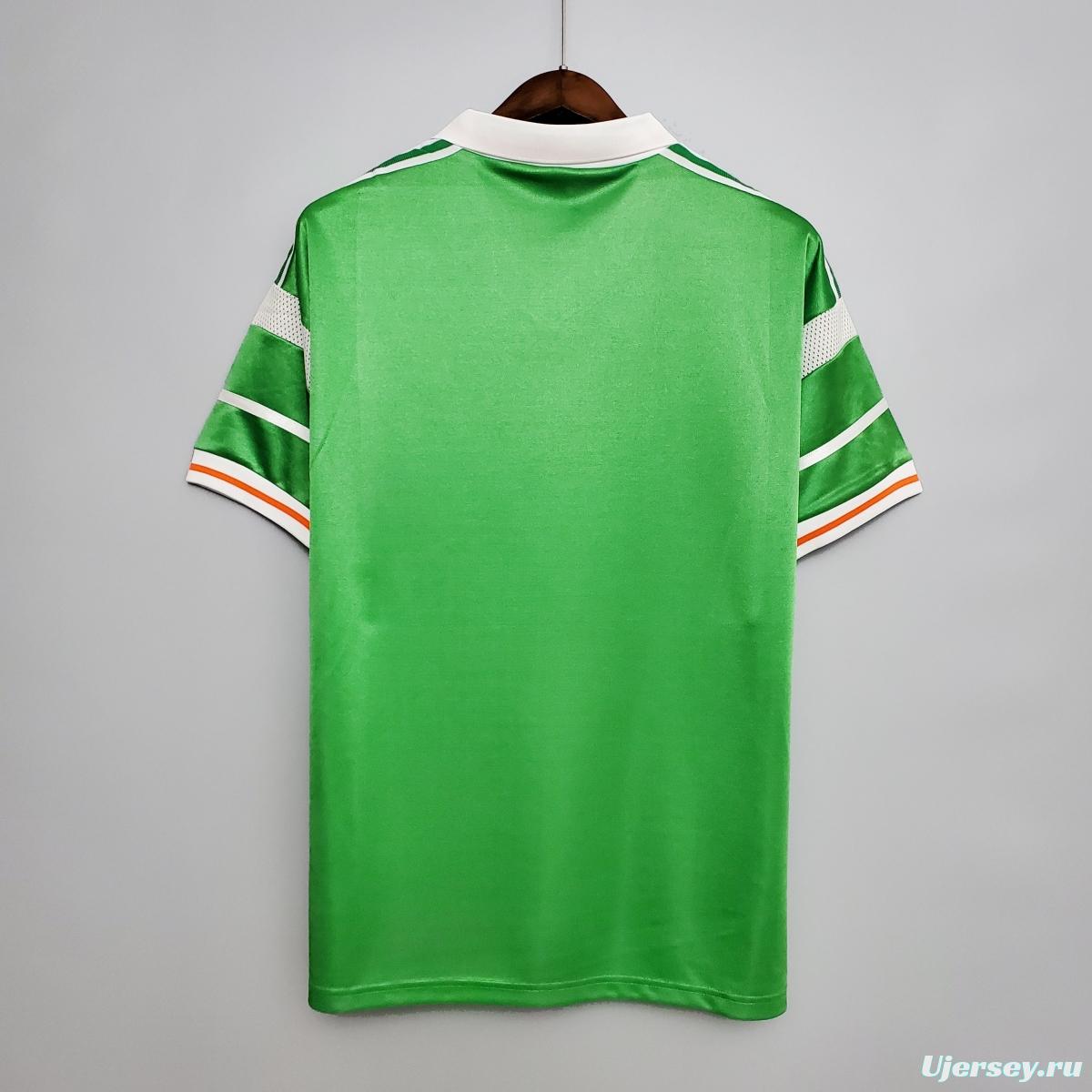 Retro 1988 Ireland home Soccer Jersey