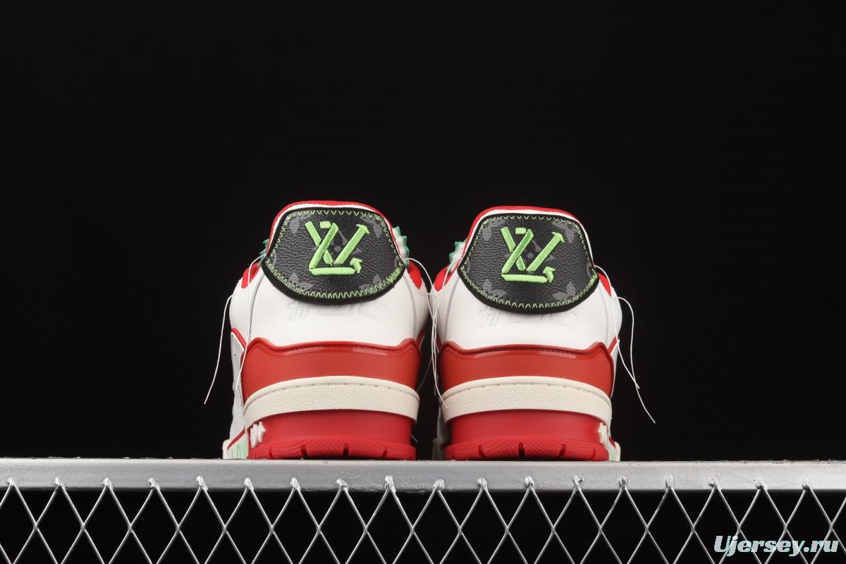 Authentic LV 2021s LV Trainer is limited to the latest color matching in autumn