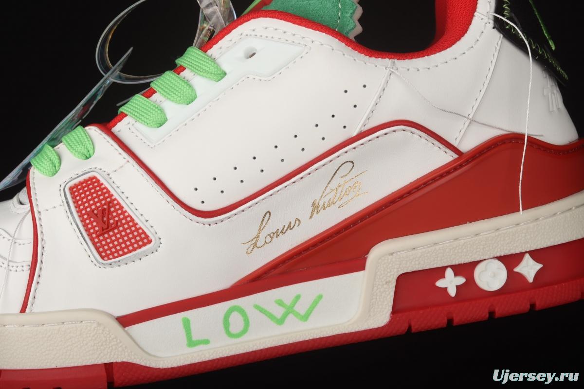 Authentic LV 2021s LV Trainer is limited to the latest color matching in autumn
