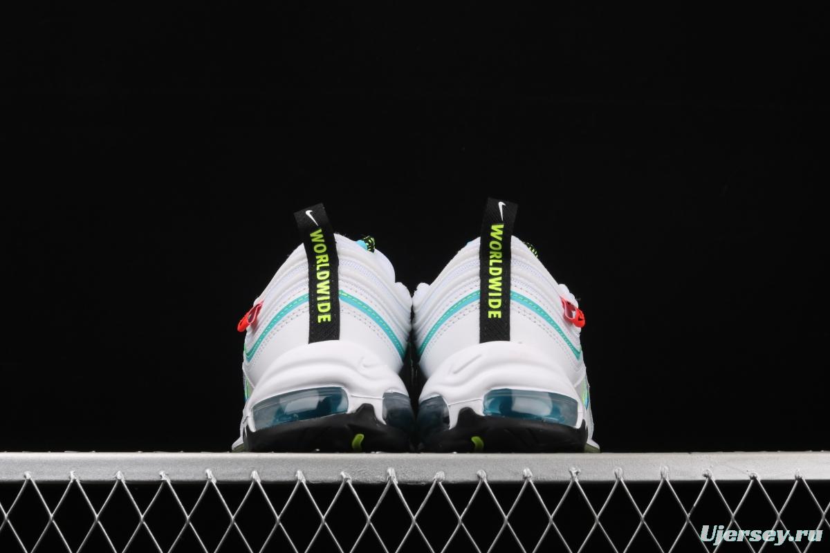 NIKE Air Max 97 2020 New Environmental Earth themed half-palm Air cushion running shoes CZ5607-2020