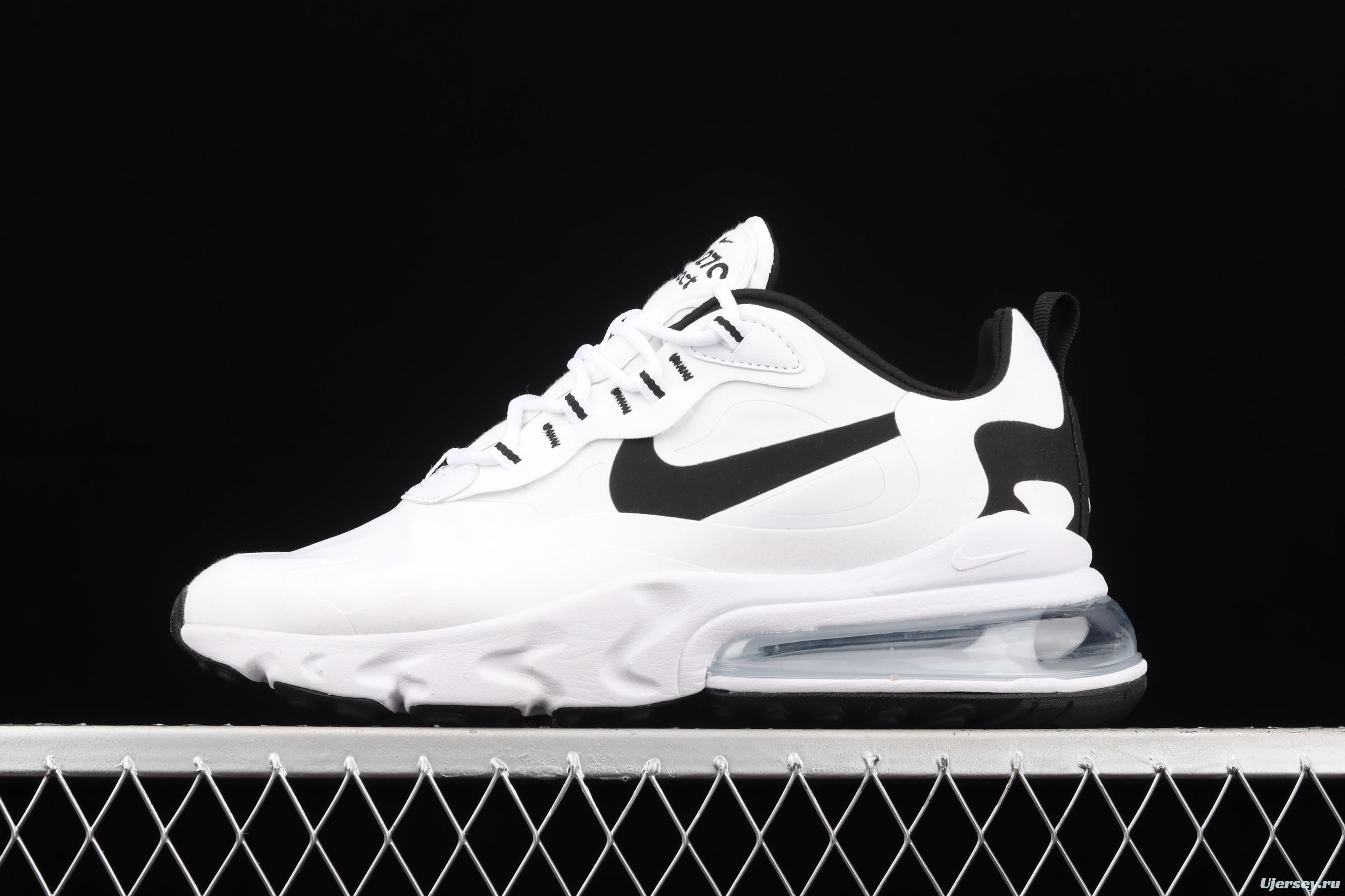 NIKE Air Max 270React new high-frequency mesh hollowing out function half-palm air cushion running shoes CT1264-102