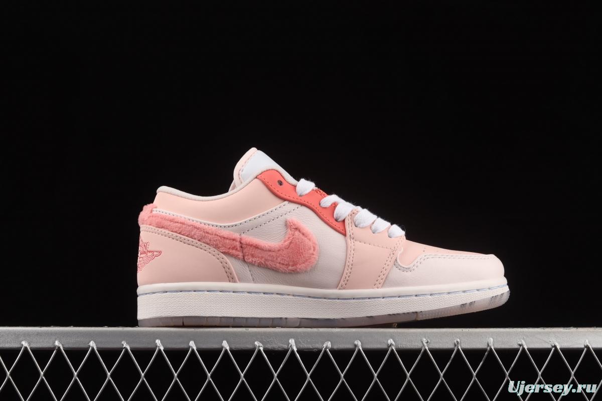 Air Jordan 1 Low two-dimensional Valentine's Day low-end retro culture basketball shoes DM5443-666