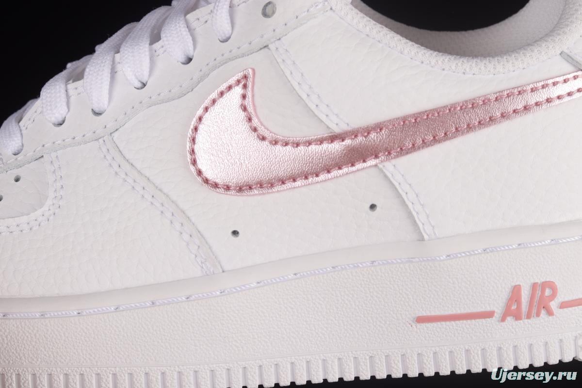 NIKE Air Force 1'07 Low White Rose Pink Low Casual Sneakers CT3839-104