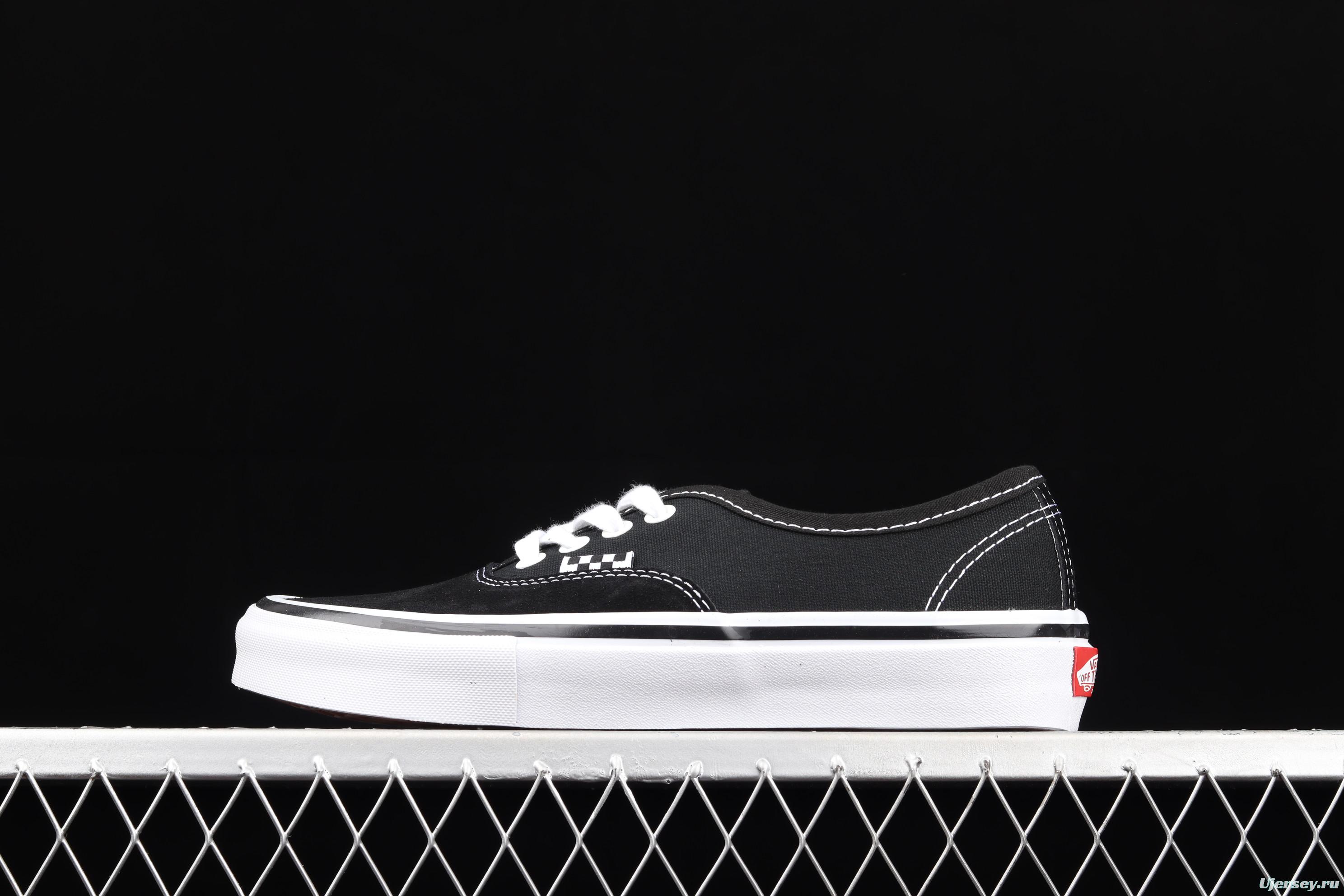 Vans Skate Authentic series classic black and white low-top casual board shoes VN0A5FC8Y28