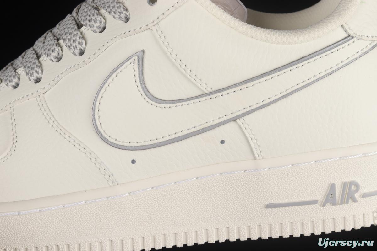 Kith x NIKE Air Force 1'07 Low Rice Silver New York Limited Starry Low-Top Casual Sneakers NY2022-017