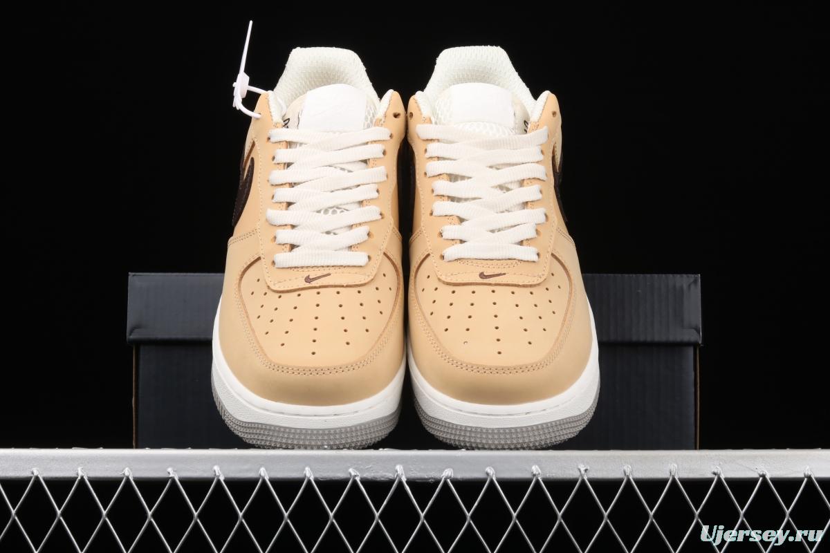 NIKE Air Force 1 Low Manchester Bee khaki brown Manchester honeybee DC1939-200