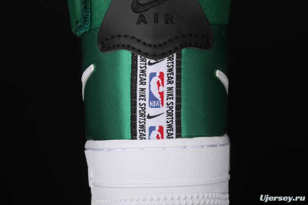 NIKE Air Force 1 High LV8 NBA joint name silk stitching high-top casual board shoes BQ4591-100