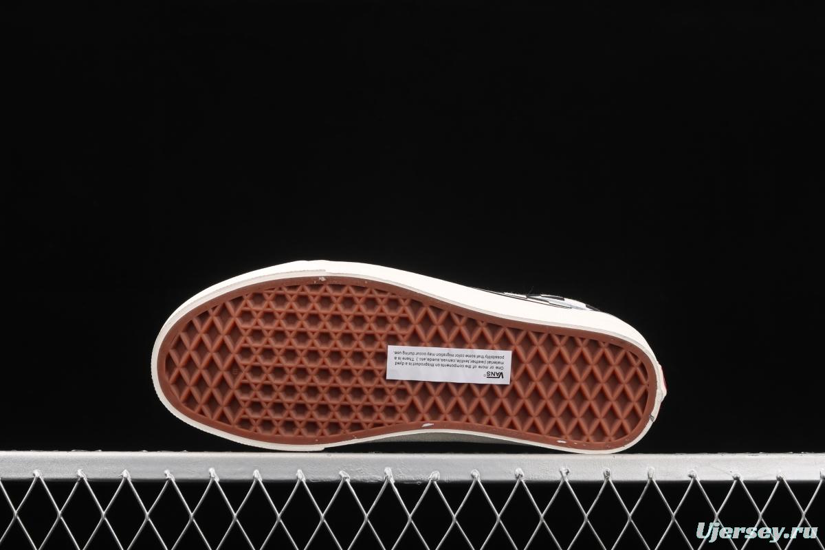 Vans Old Skool DX Anaheim American black and white checkerboard check low upper board shoes VN0A38G2OAK
