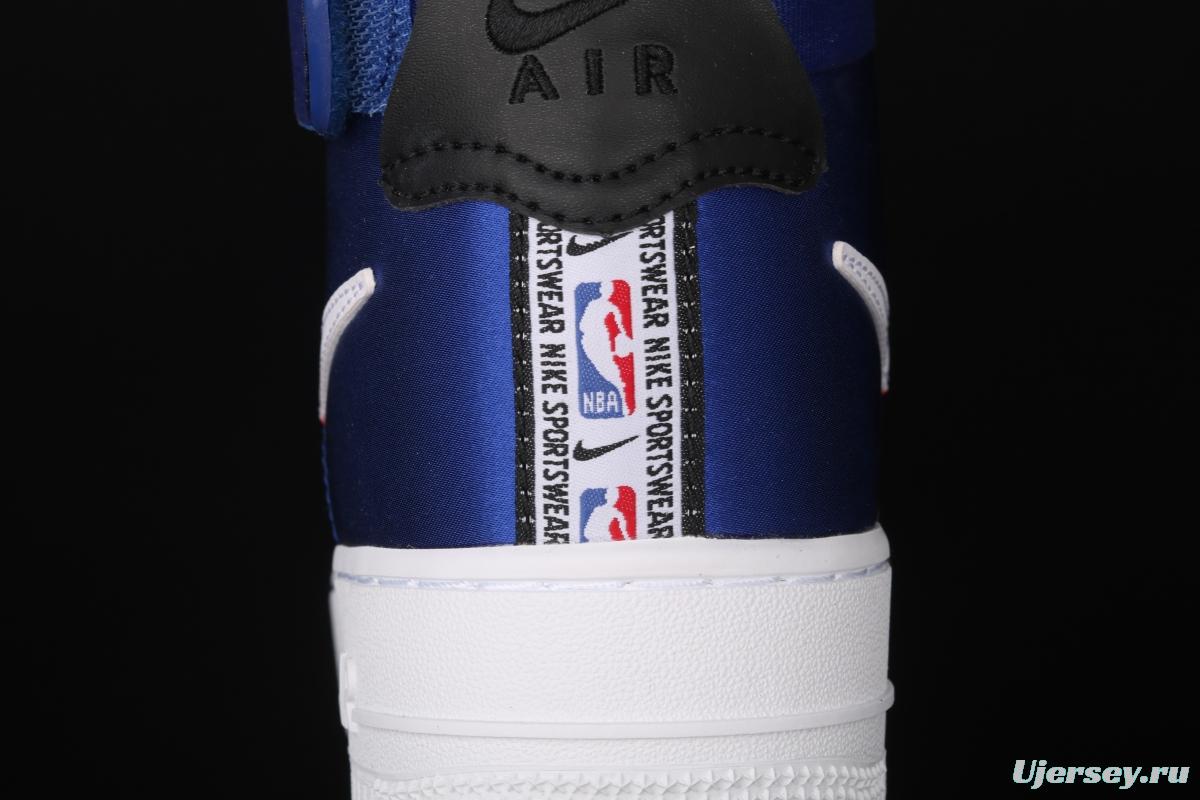 NIKE Air Force 1 High LV8 NBA joint name silk stitching high-top casual board shoes BQ4591-102