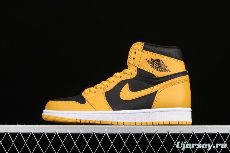 Air Jordan 1 High OG Pollen black and yellow 555088-701