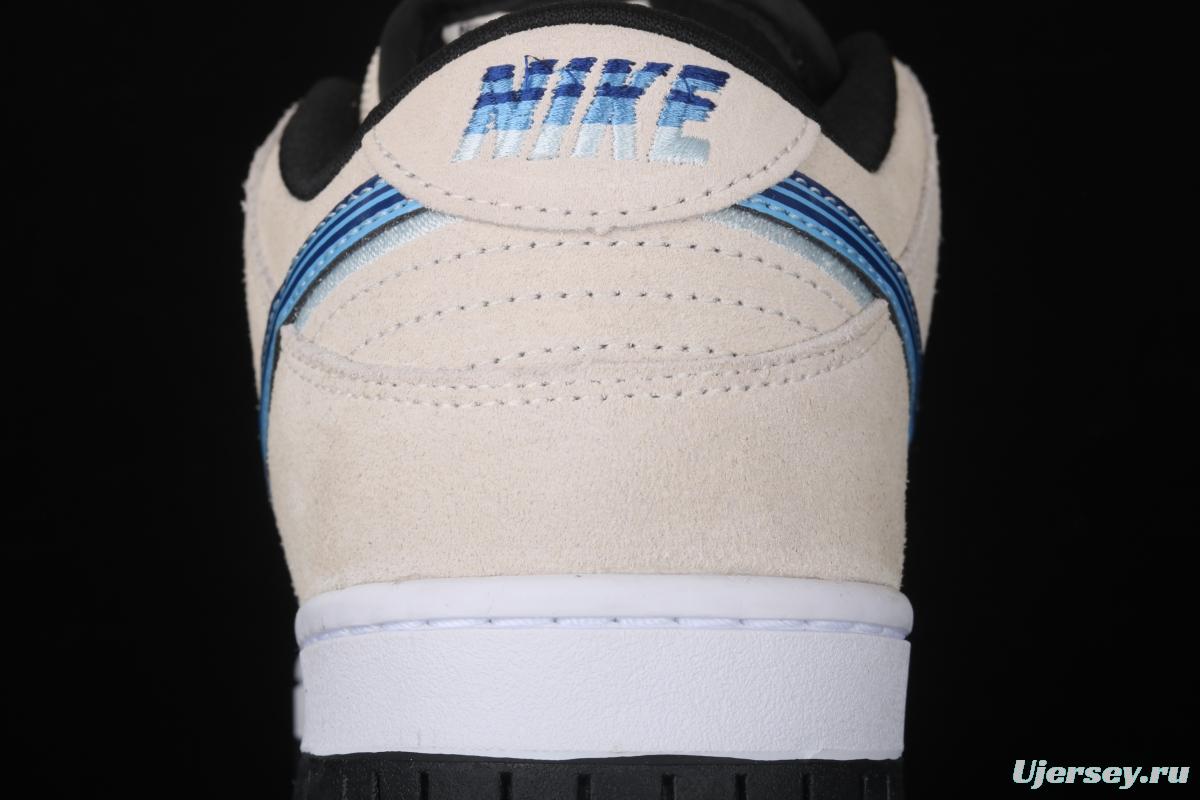 NIKE DUNK SB Low Pro road travel blue hook white blue low-top men's casual board shoes CT6688-200