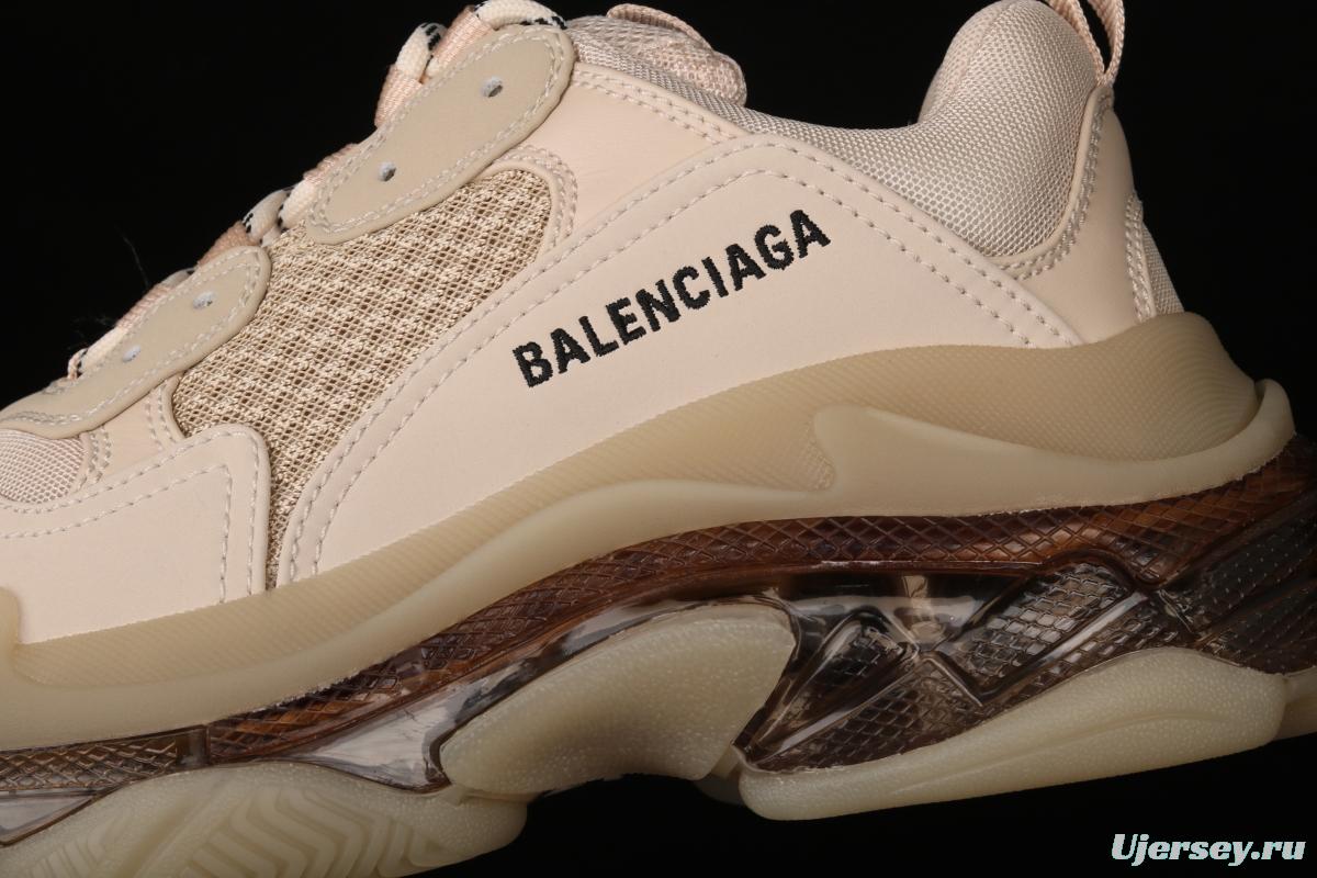 Balenciaga Triple S 3.0 full-combination nitrogen crystal outsole GA19710 for retro casual running shoes