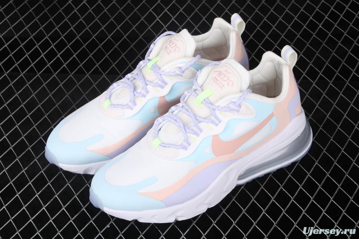 NIKE Air Max 270React new high-frequency mesh function half-palm air cushion cushioning running cloth shoes CQ4805-146