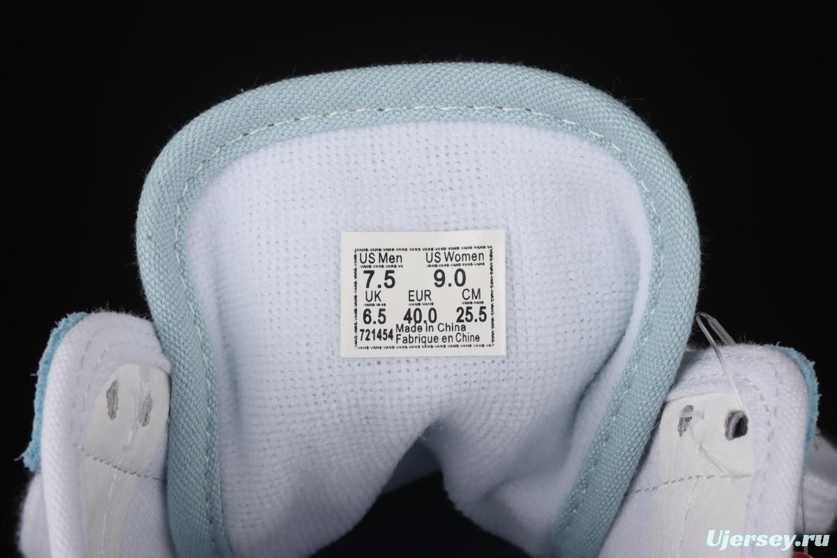 Vans Style 36 Cecon SF half-moon Baotou ice blue green low-top casual board shoes VN0A4BVEWS6