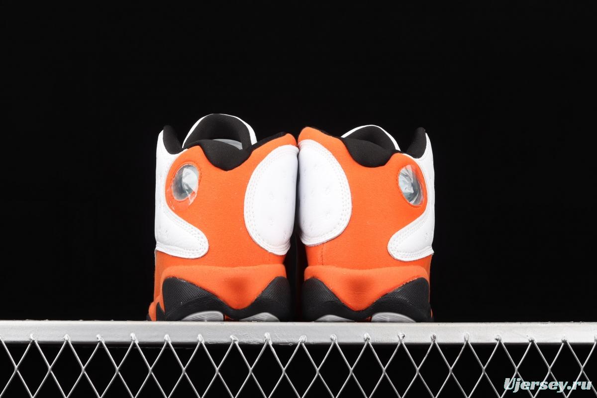 Air Jordan 13 Retro 3 White Orange 414571-108