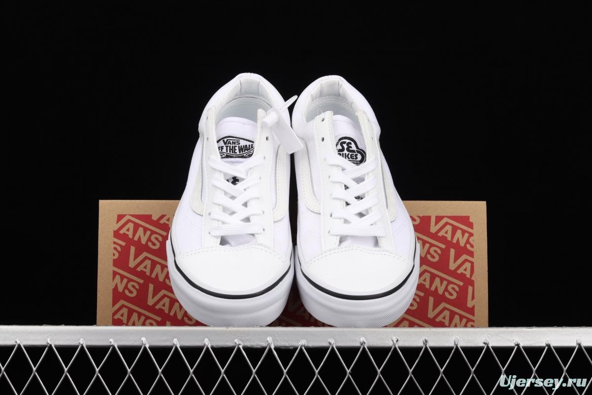 Vans x Se Bilkes Style 36 joint white 3M reflective low-top casual board shoes VN0A54F64YS
