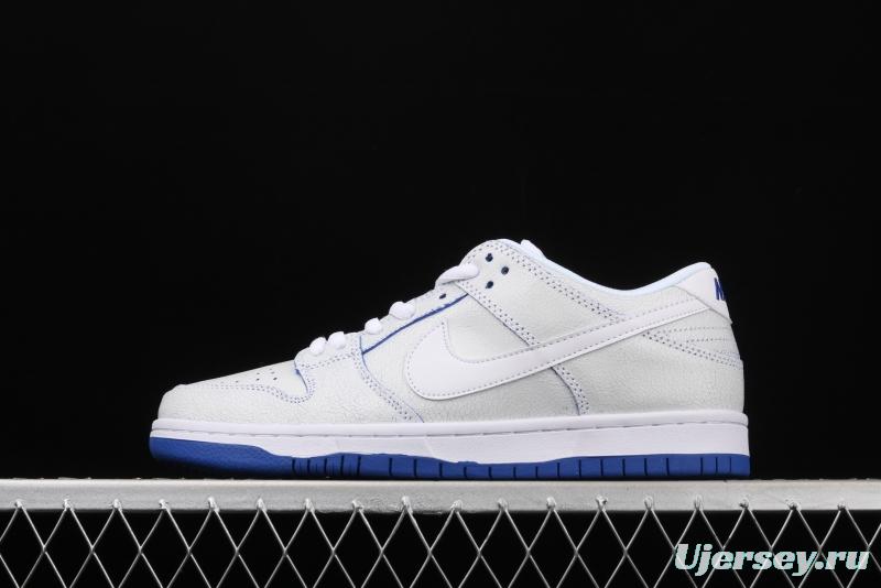 NIKE SB DUNK Low Pro Magnolia QQ crack ice blue blue porcelain sports skateboard shoes CJ6884-100