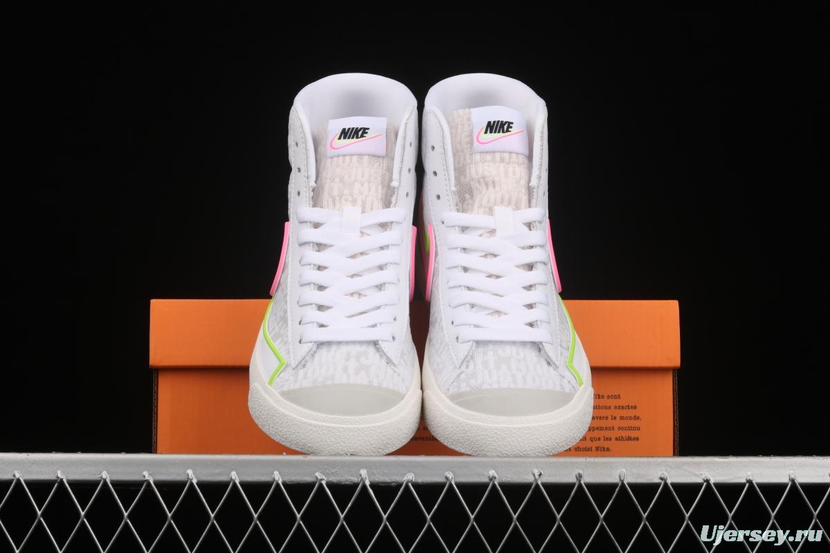 NIKE Blazer Mid'77 Vintage Have A Good Game video game pixel League of Legends Trail Blazers high-top casual board shoes DC1746-102,